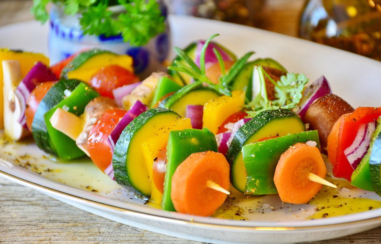 zdravé zeleninové jedlo